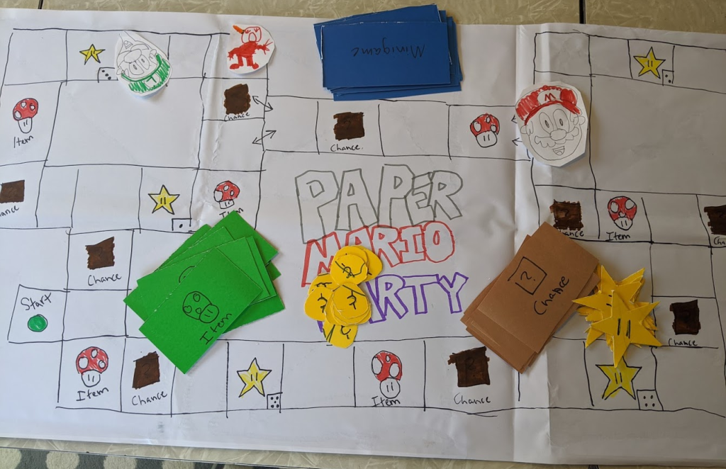 Paper Mario Party - Build Your Own Mario Party Style Board Game